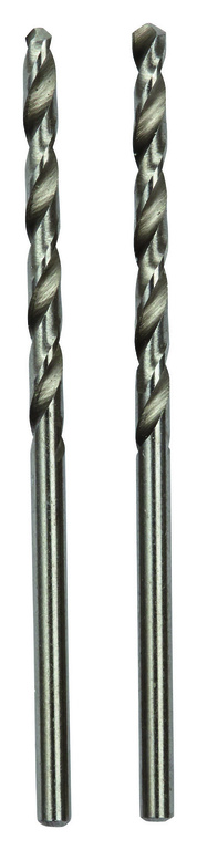 Burghiu pentru metal Forge Steel, HSS DIN 338, 2 bucati, negru, 2.5 x 57 mm, otel