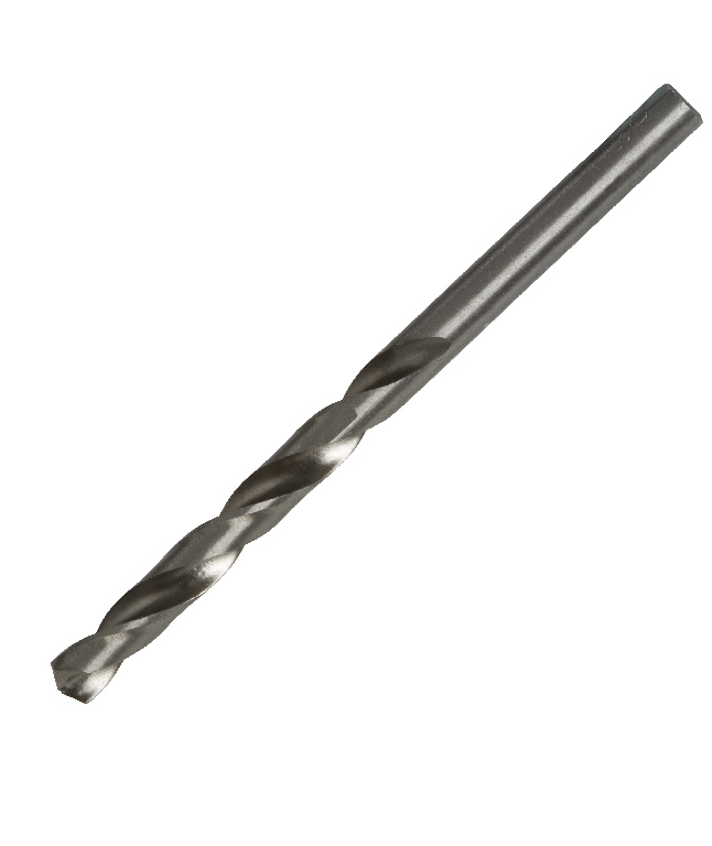 Burghiu pentru metal Forge Steel, HSS DIN 338, negru, 6 x 93 mm, otel