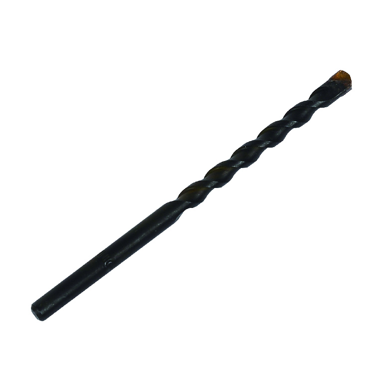 Burghiu placi ceramice Universal fit, varf ascutit din carbura de tungsten, 5 mm, 75 mm, otel, negru