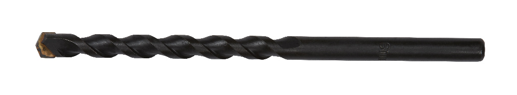 Burghiu placi ceramice Universal fit, varf ascutit din carbura de tungsten, 6 mm, 100 mm, otel, negru