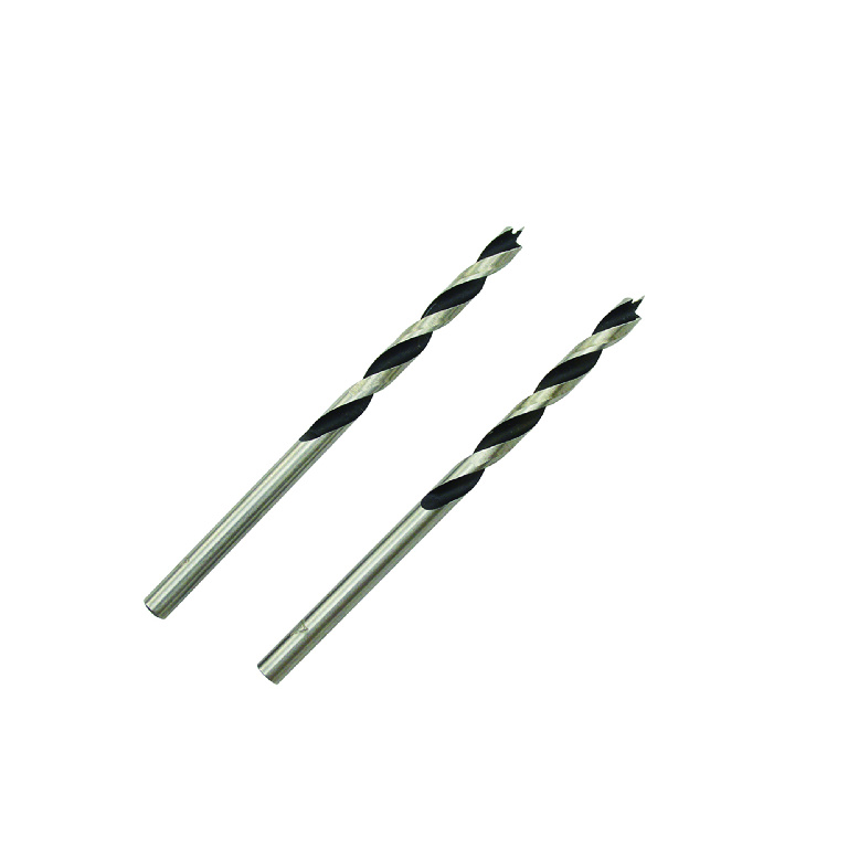 Set 2 burghie pentru lemn Universal fit, 75 mm, 4 mm, otel carbon