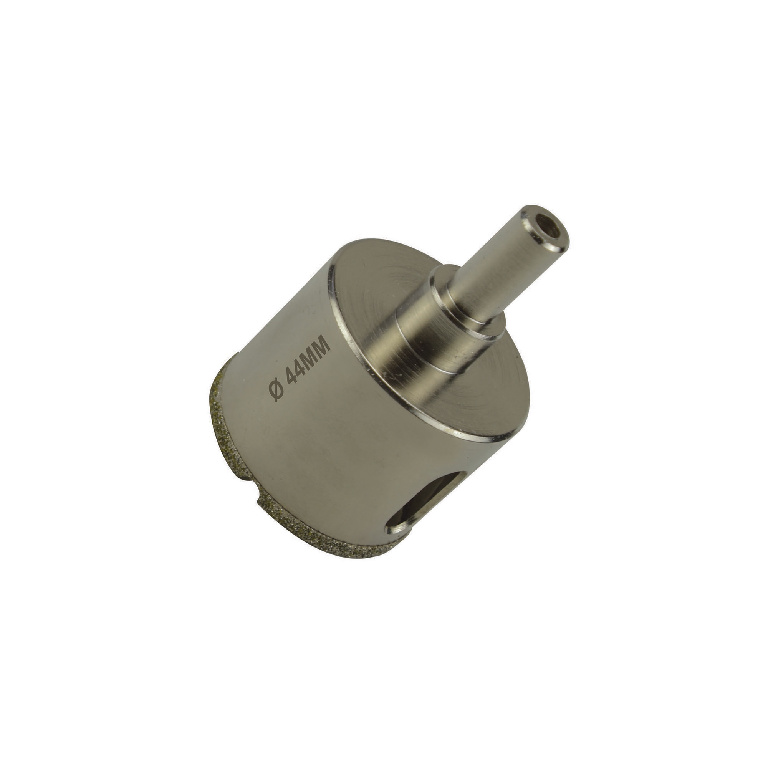 Carota placi ceramice Universal Fit, varf diamant, adancime 35 mm, 44 mm, otel, argintiu