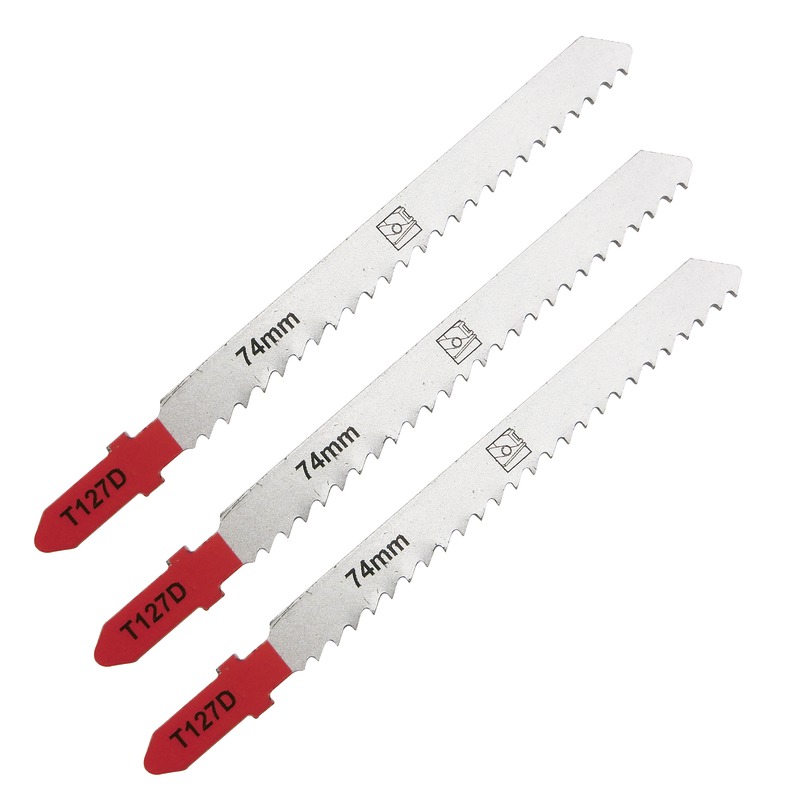 Set 3 lame fierastrau pedular Universal Fit, T127D, 74 mm