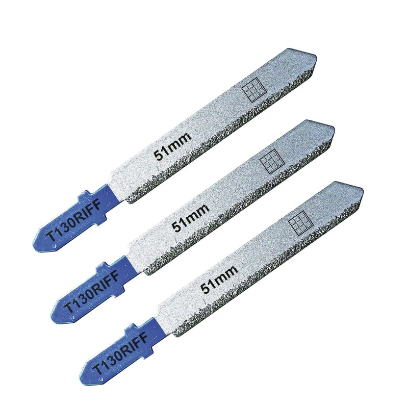 Set 3 lame fierastrau pedular Universal fit, T130RIFF, 51 mm