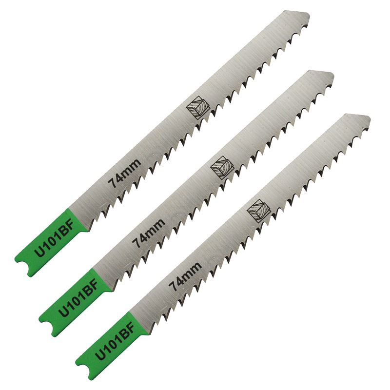 Set 3 lame fierastrau pendular Universal Fit U101BF, 74 mm