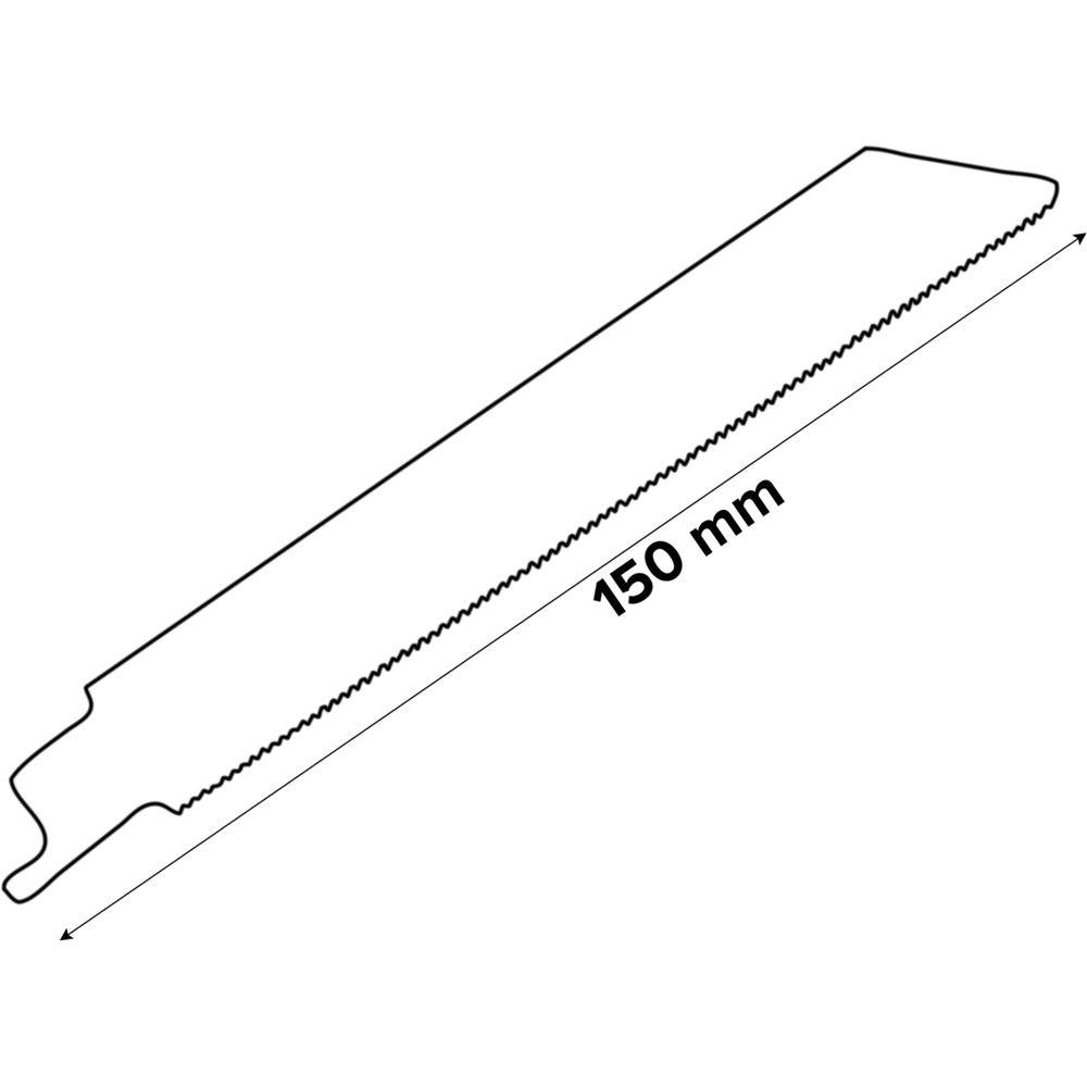 Panza fierastrau ERBAUER S922EF, pentru metal, 15 cm, 2 bucati