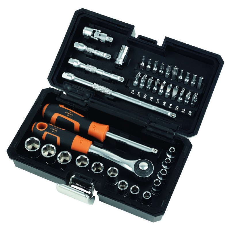Set chei tubulare Magnusson, 13 piese, otel crom-vanadiu, model standard