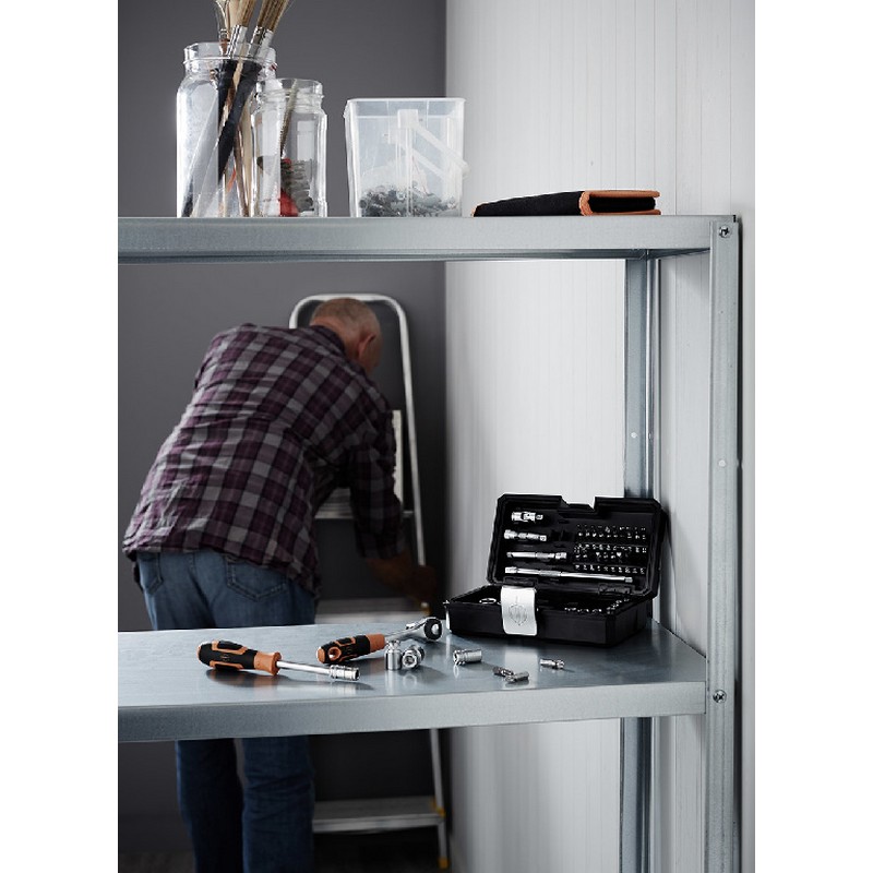 Set chei tubulare Magnusson, 13 piese, otel crom-vanadiu, model standard