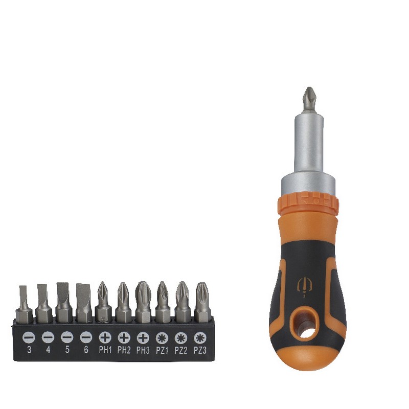 Set surubelnita MAGNUSSON SCS27, 10 biti, 12mm, otel