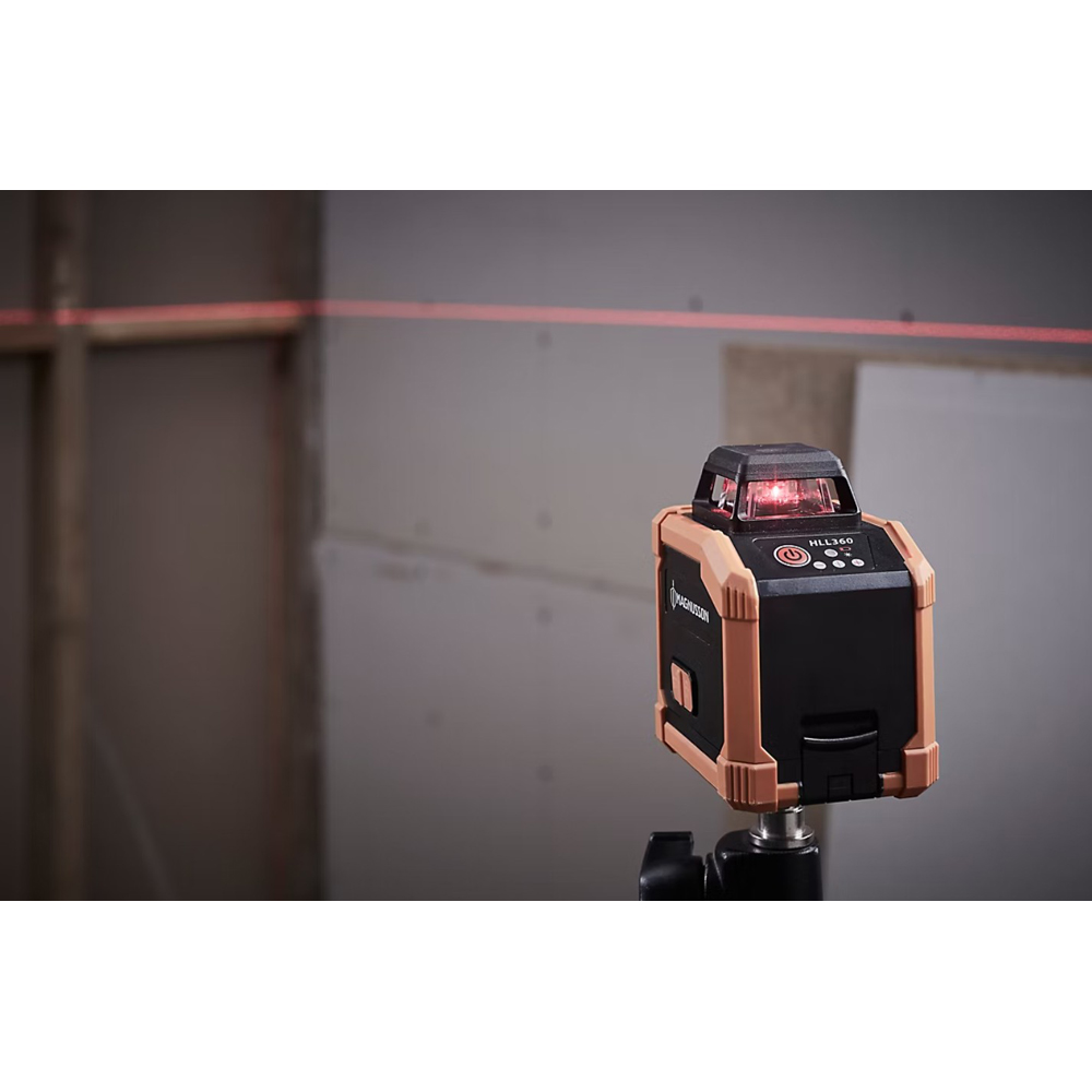 Nivela cu laser rotativa MAGNUSSON, distanta 15 m, negru