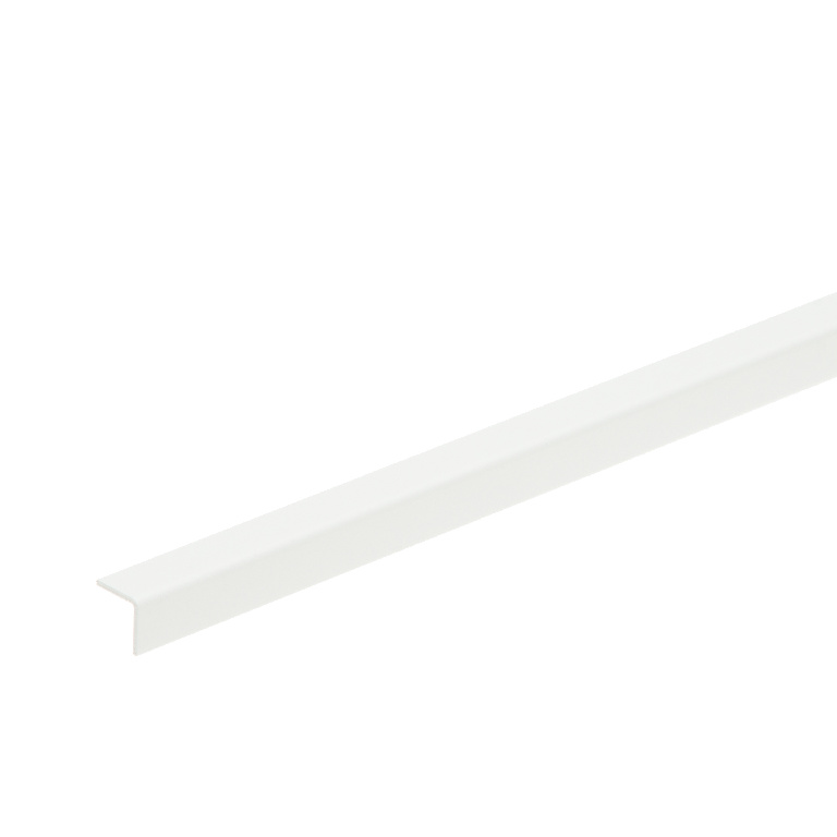 Coltar PVC, 10 x 10 mm, 2.4 m, alb