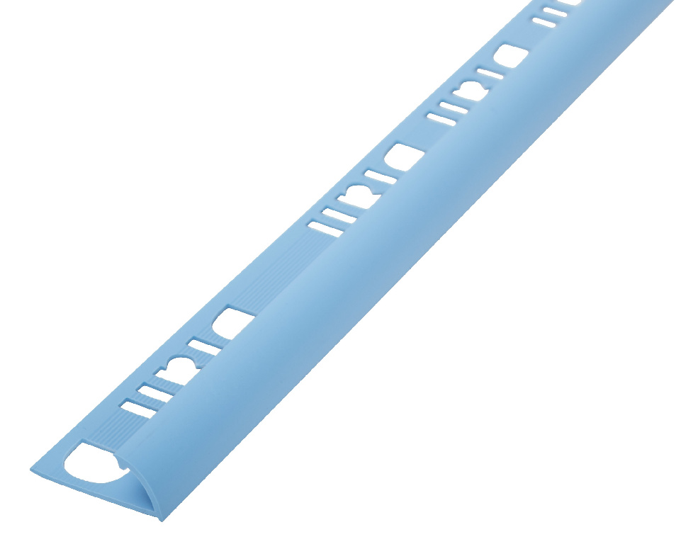 Profil semirotund DIALL, 9 mm, PVC, albastru