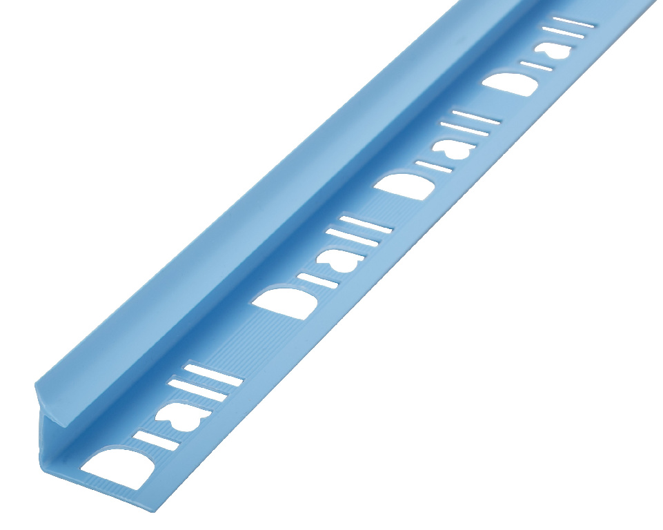 Profil semirotund DIALL, 9 mm, PVC, albastru