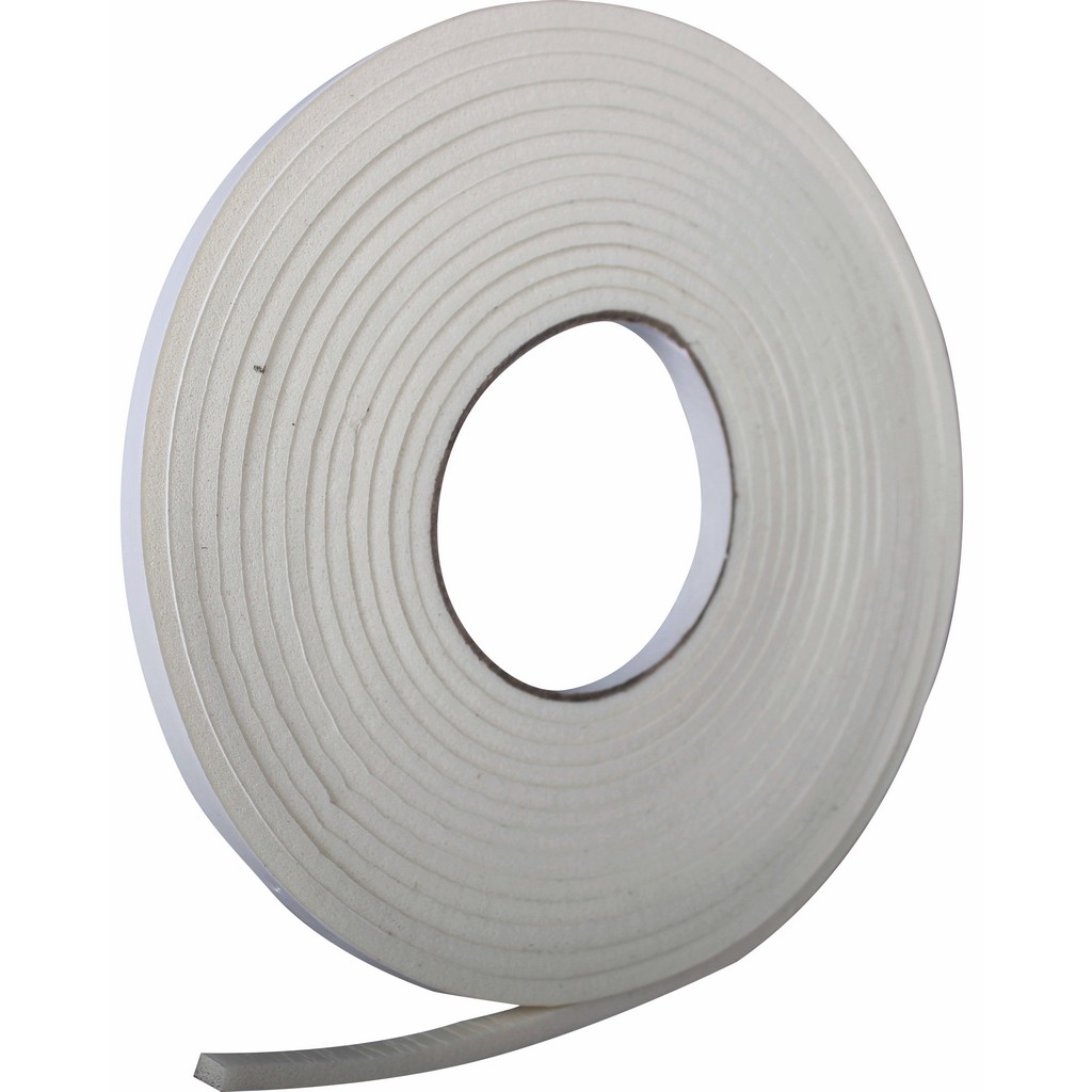 Banda etansare DIALL, spuma, 6 m x 9 mm, alb