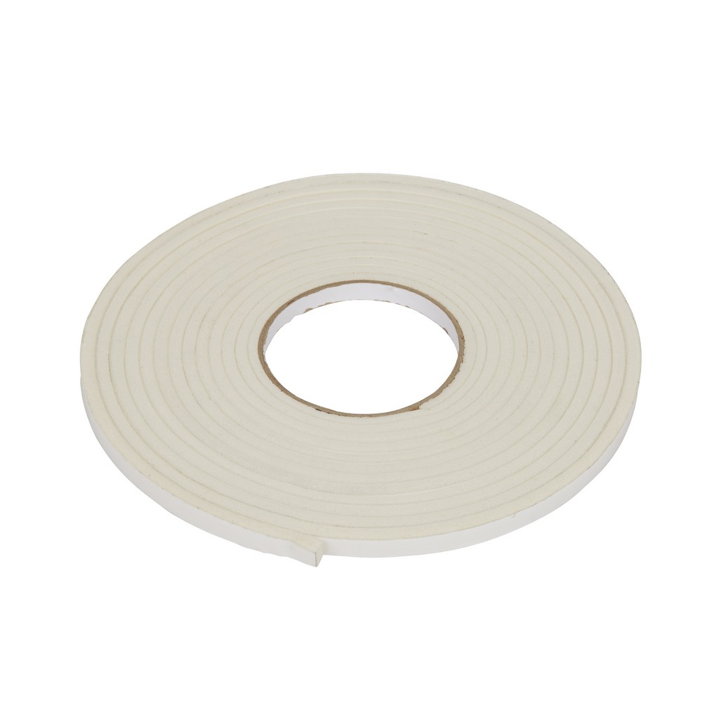 Banda etansare DIALL, spuma, 6 m x 9 mm, alb