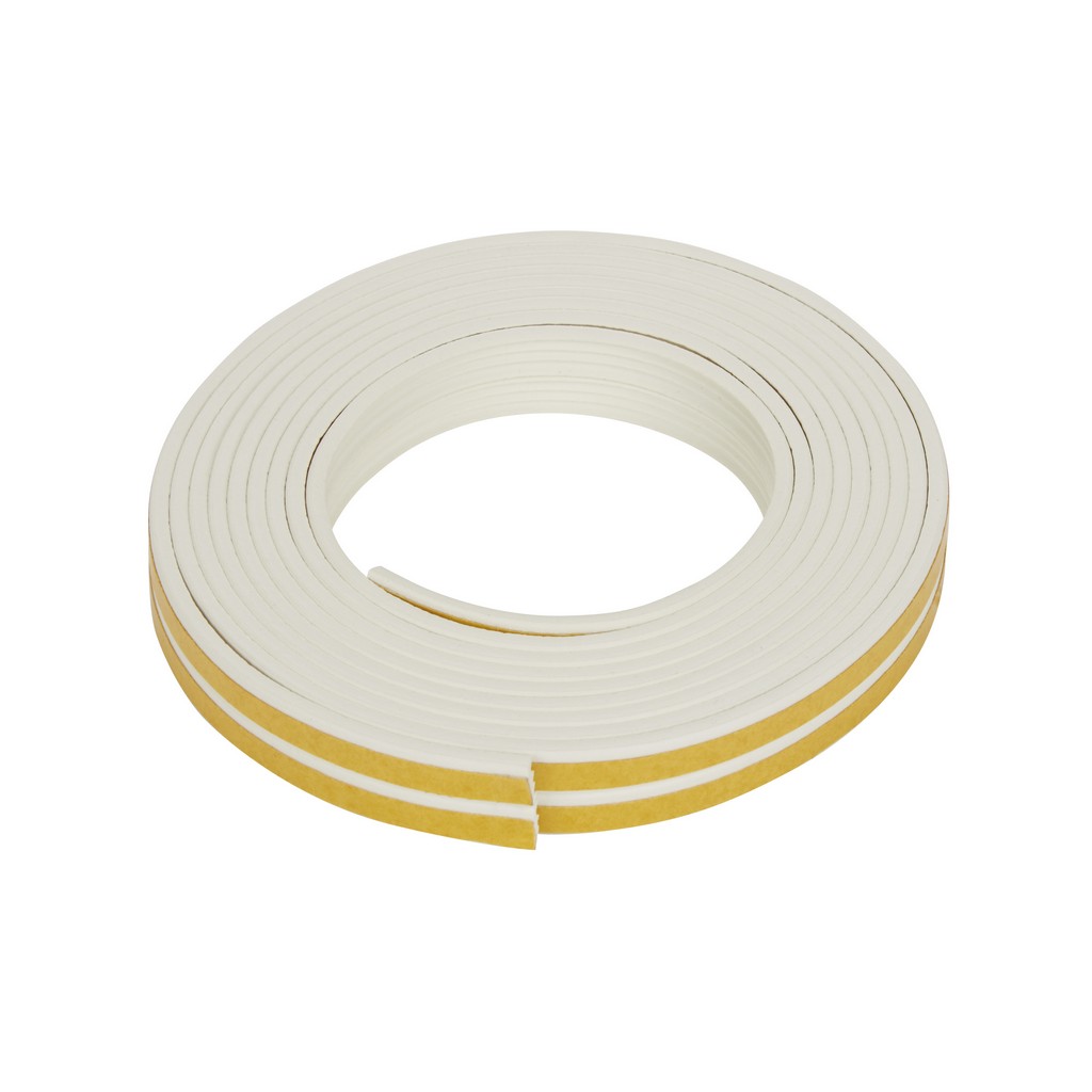 Banda etansare DIALL, cauciuc, 6 m x 9 mm, alb