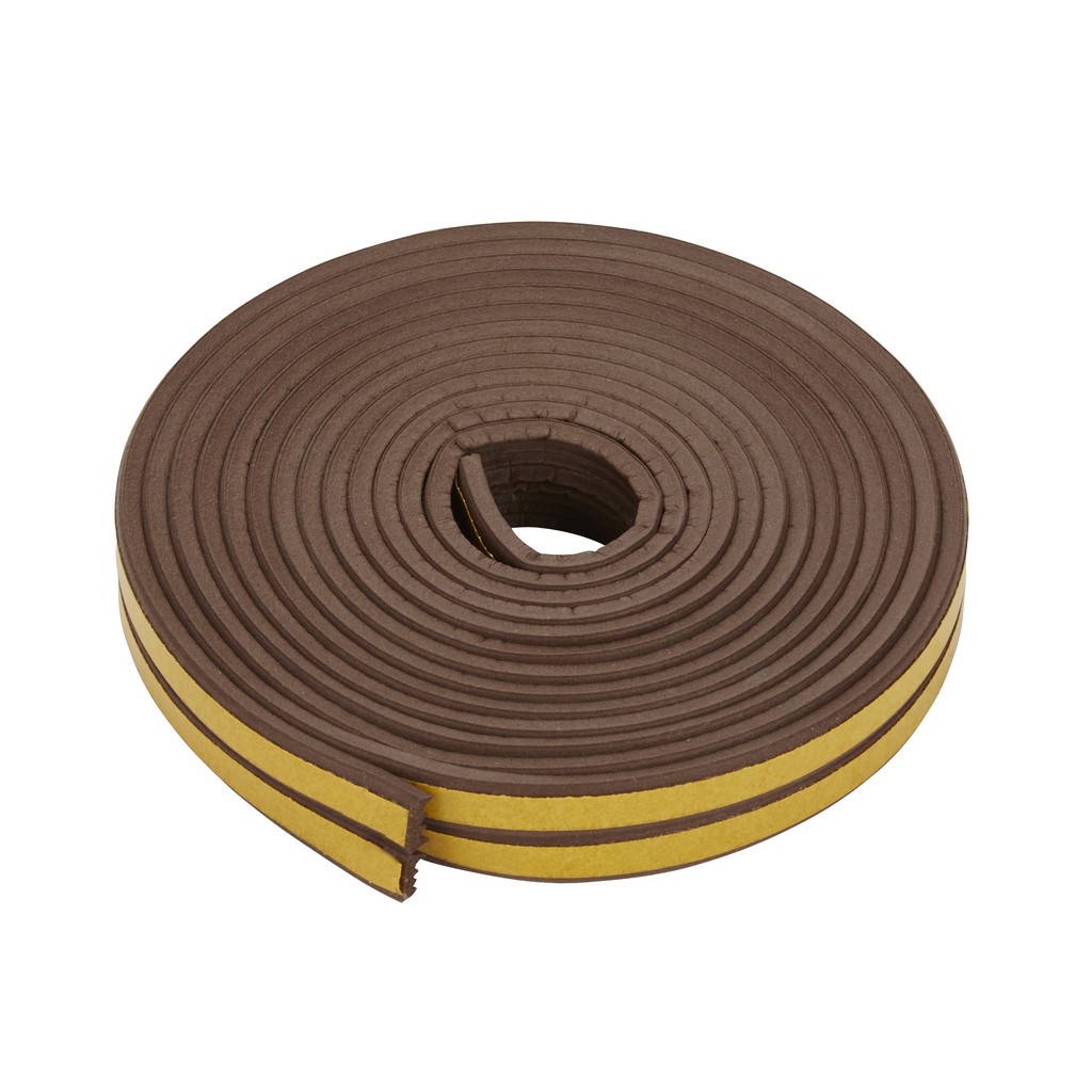 Banda etansare DIALL, cauciuc, 6 m x 9 mm, maro
