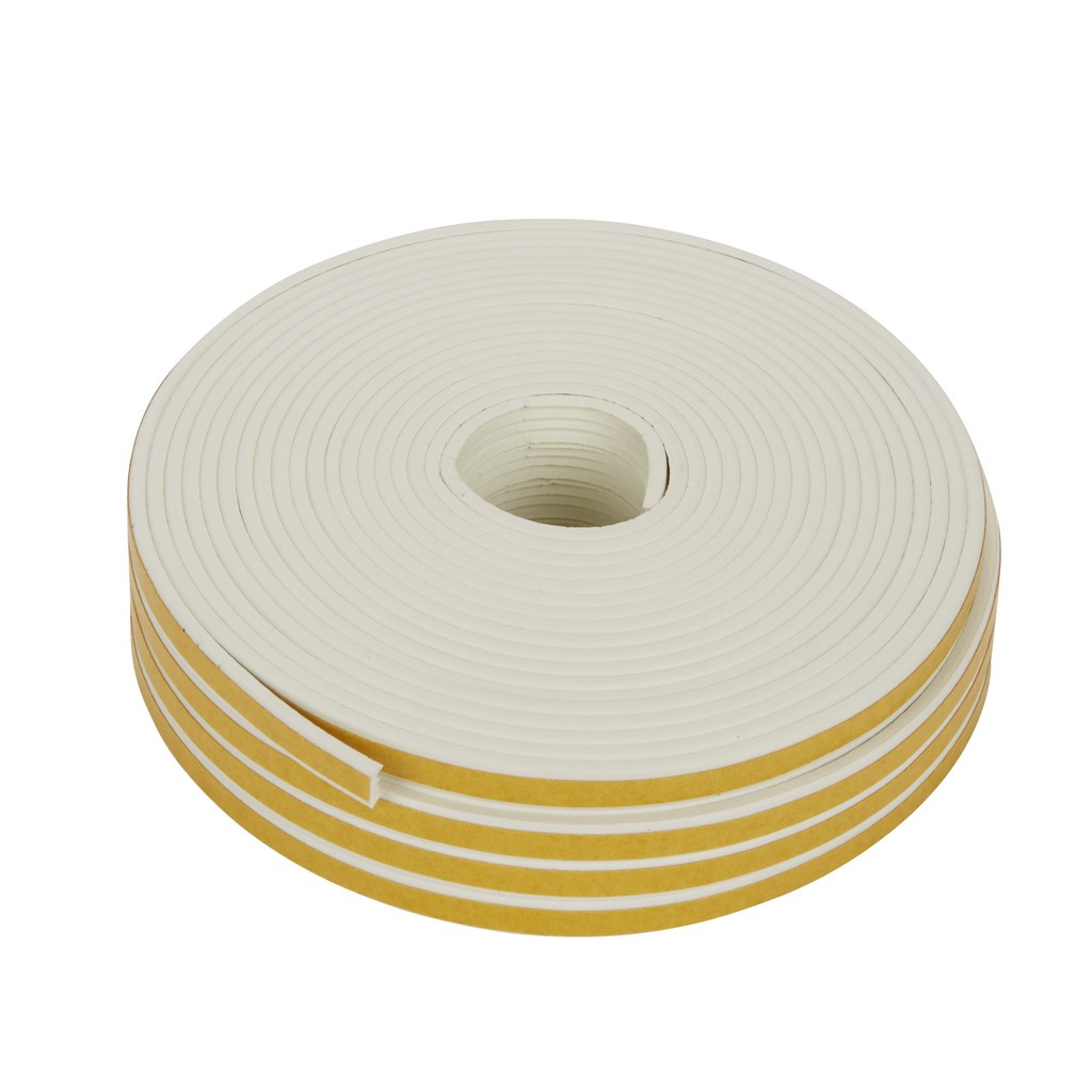 Banda etansare DIALL, cauciuc, 24 m x 9 x 4 mm, alb