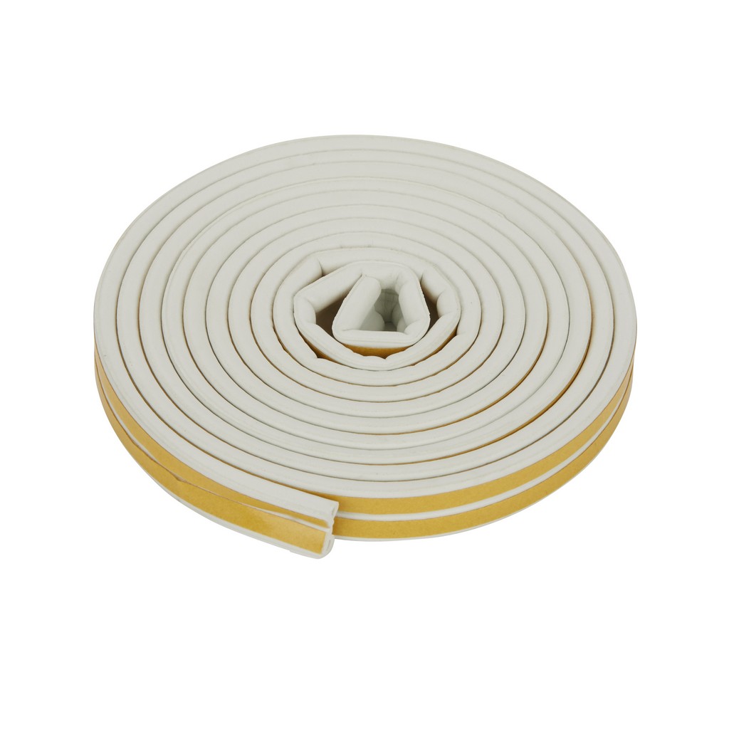 Banda etansare DIALL, cauciuc, 6 m x 9 mm, alb