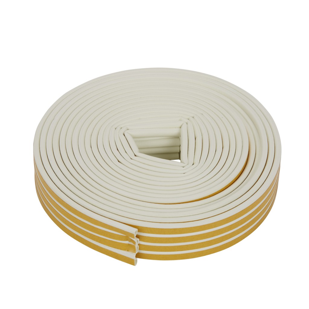 Banda etansare DIALL, cauciuc, 24 m x 9 mm, alb