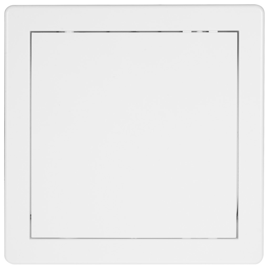 Usa de vizitare Diall, 300 x 300 mm, plastic, alb