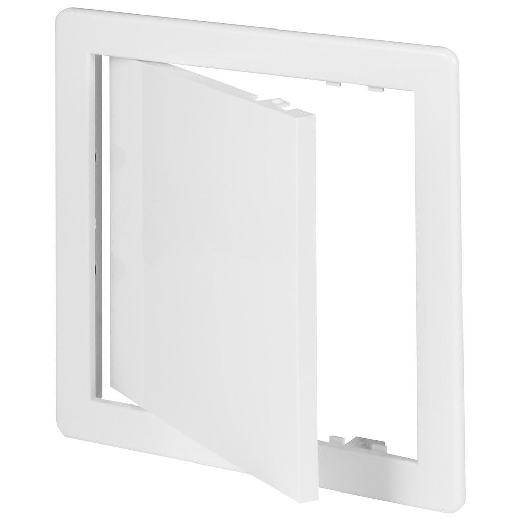 Usa de vizitare Diall, 300 x 300 mm, plastic, alb