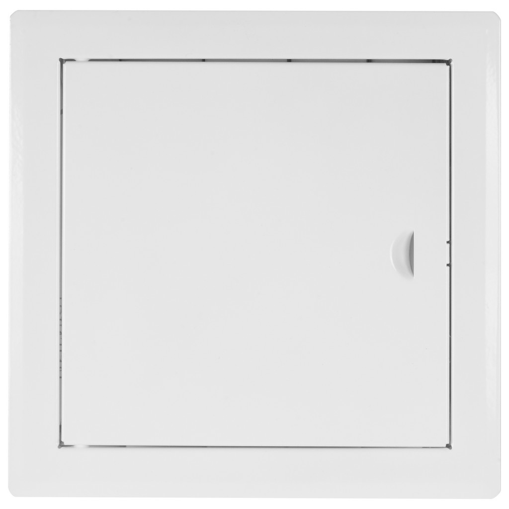 Usa de vizitare Diall, 200 x 200 mm, metal, alb