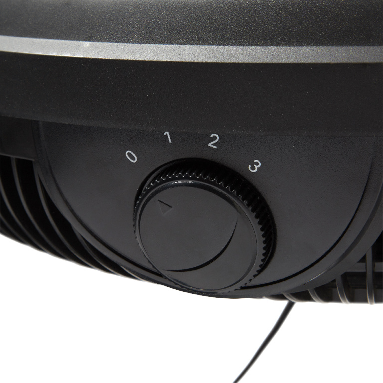 Ventilator de podea, 3 trepte viteza, D 50 cm, 90W, negru