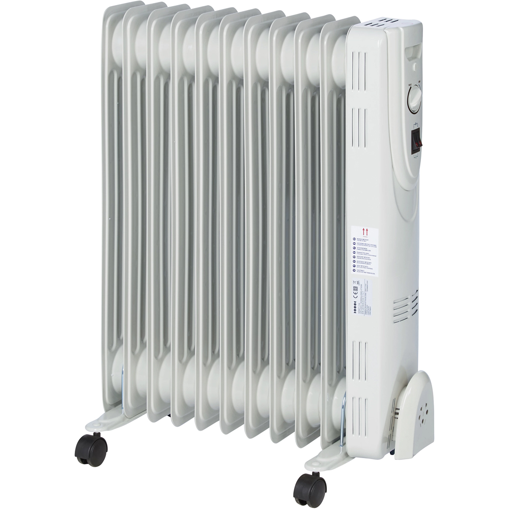Calorifer electric HD907-11Q, 11 elementi, 3 trepte putere, 2500W, alb