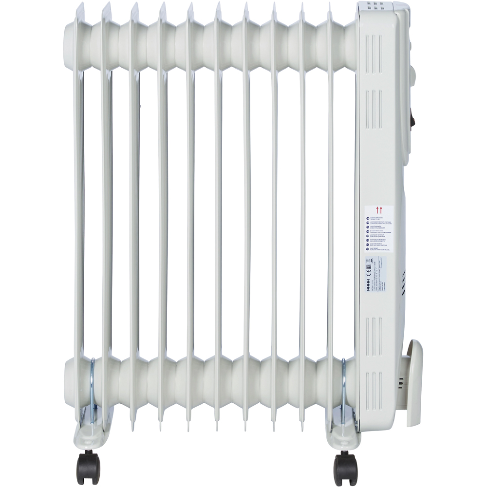 Calorifer electric HD907-11Q, 11 elementi, 3 trepte putere, 2500W, alb