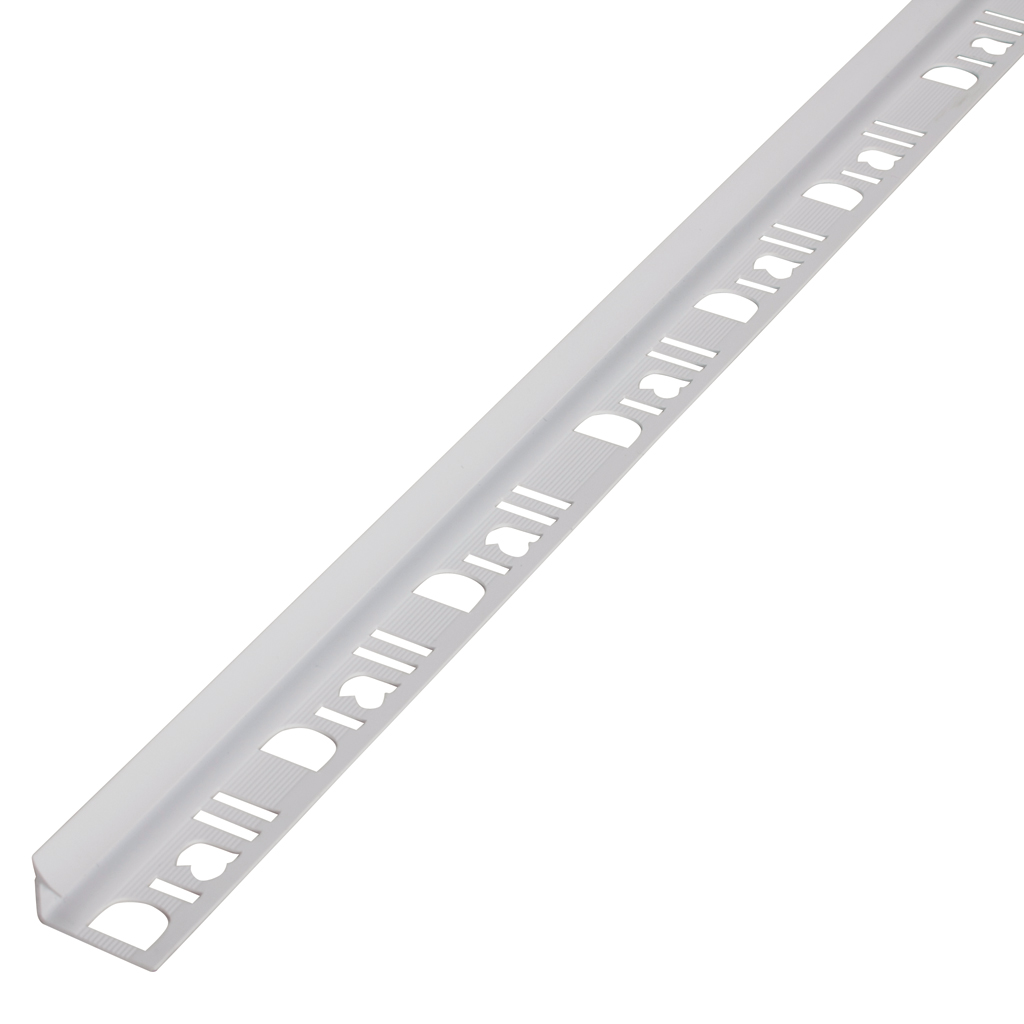 Profil interior DIALL, PVC, semirotund, 250x2.3 cm, 9 mm, alb