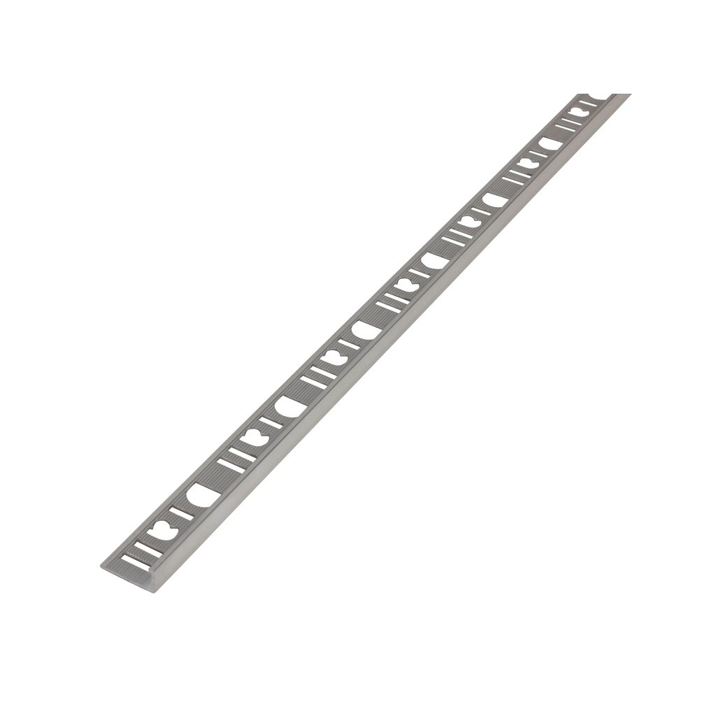Profil DIALL, din aluminiu brut, tip L, 250x2.2 cm, 1 mm, argintiu