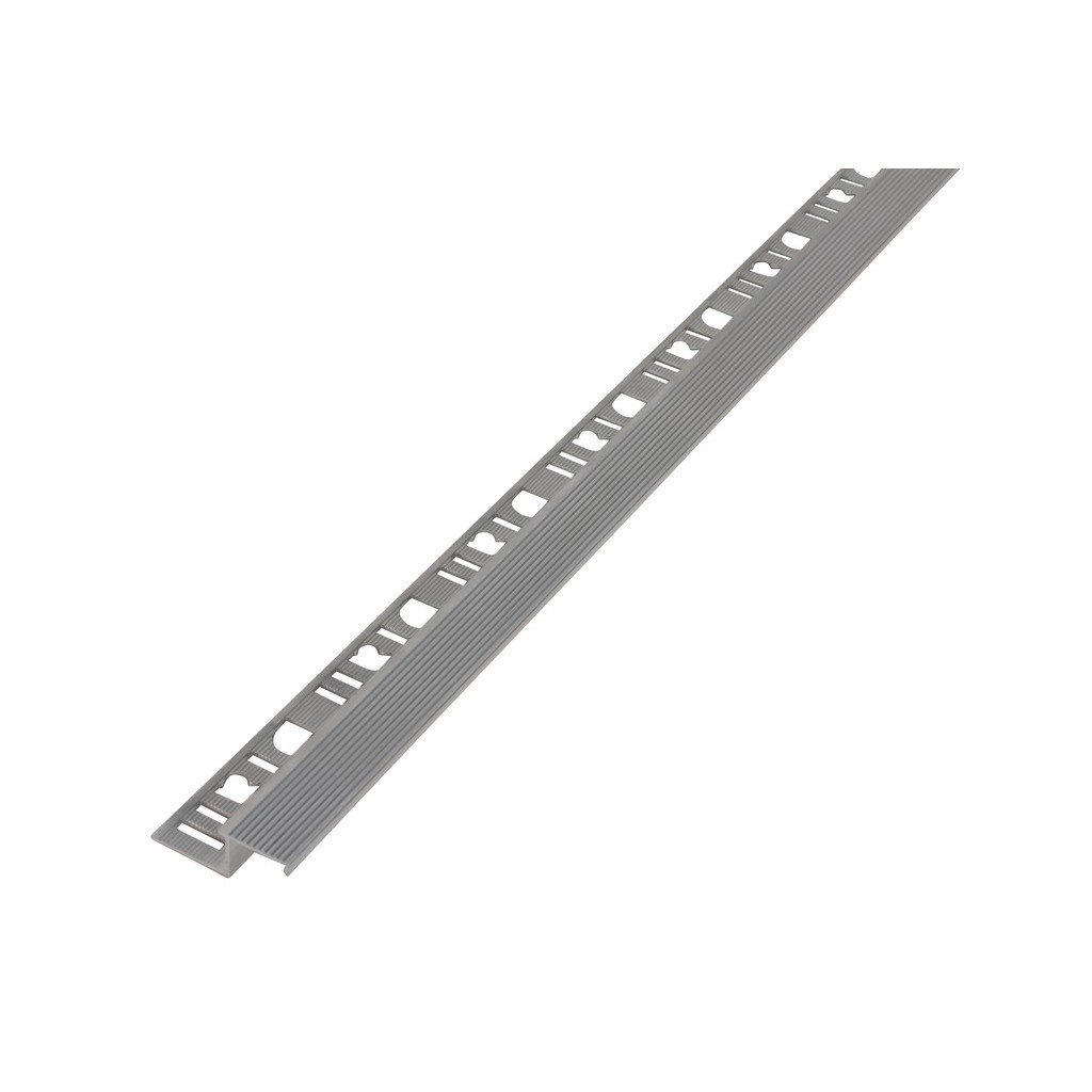 Profil DIALL, din aluminiu brut, tip scara, 250x3.5 cm, 11 mm, argintiu