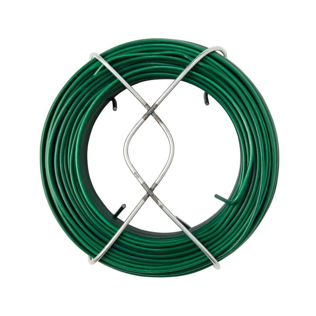 Sarma otel zincat DIALL, 1.4 mm x 50 m, invelis PVC, verde