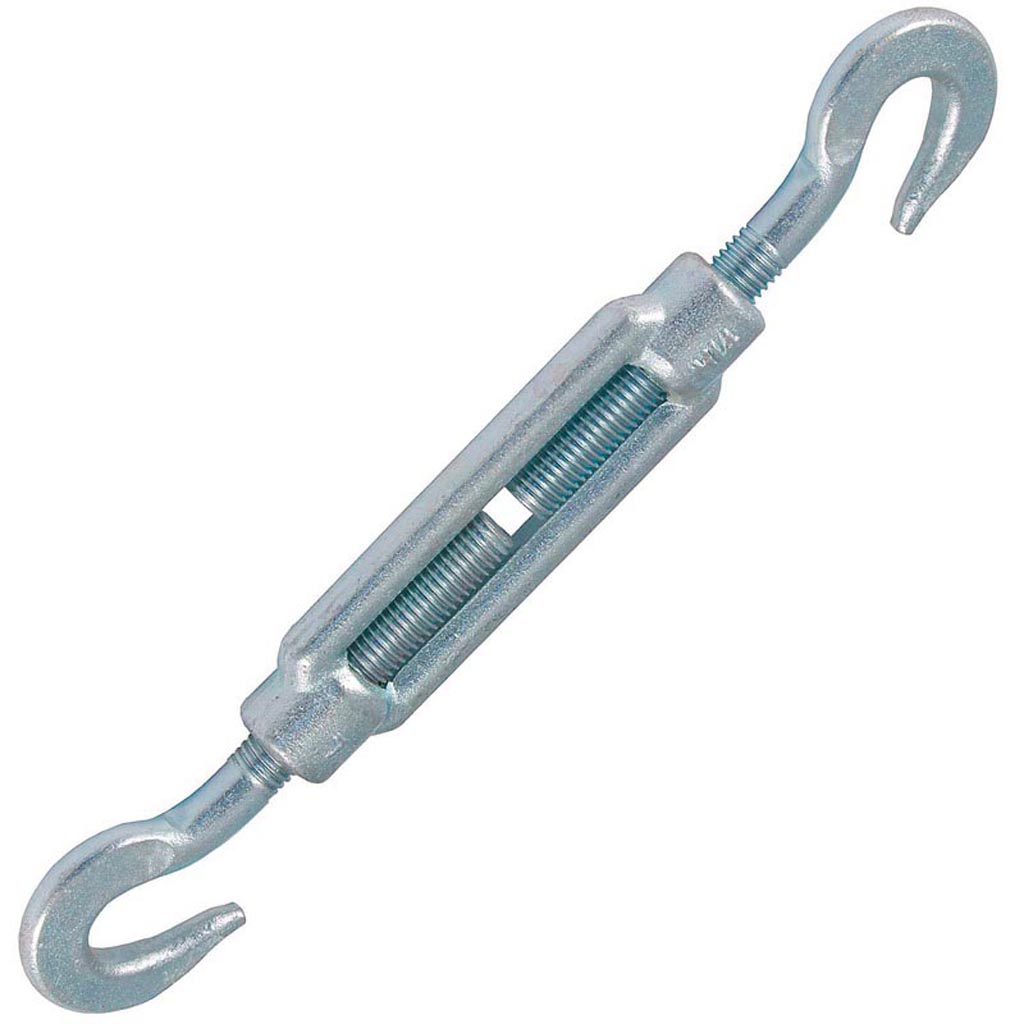 Intinzator cablu DIALL, carlig - carlig, M8, zincat