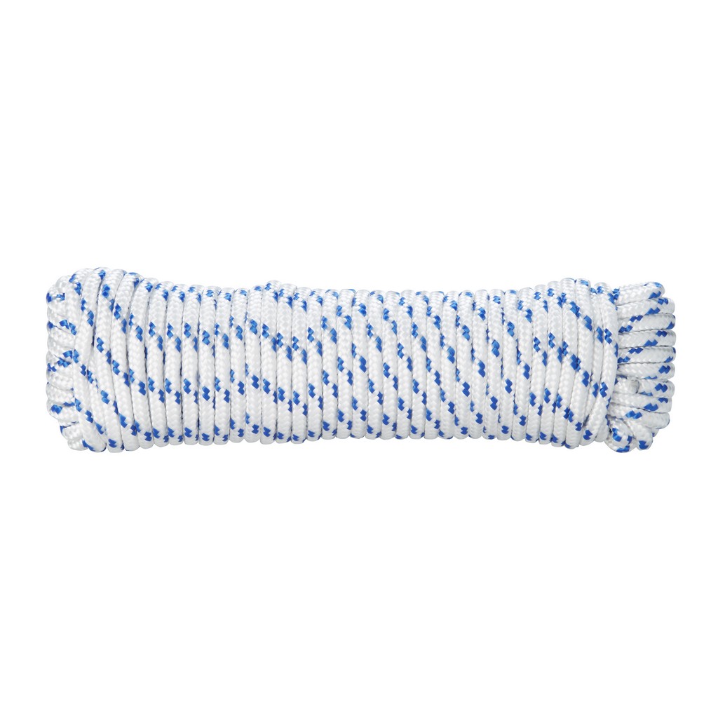 Snur DIALL, polipropilena, 5 mm x 20 m, alb-albastru