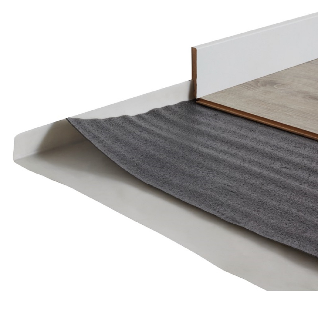 Izolatie parchet, polietilena, grosime 2 mm, 100 x 2500 cm, gri