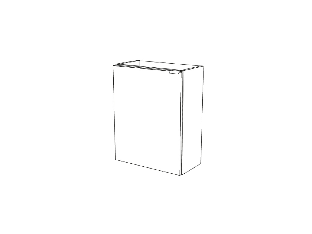 Masca lavoar GoodHome Imandra, suspendata, 43.6 x 23 x 55 cm, taupe