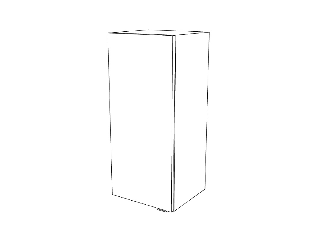 Dulap baie GoodHome Imandra, suspendat, 40 x 36 x 90 cm, gri