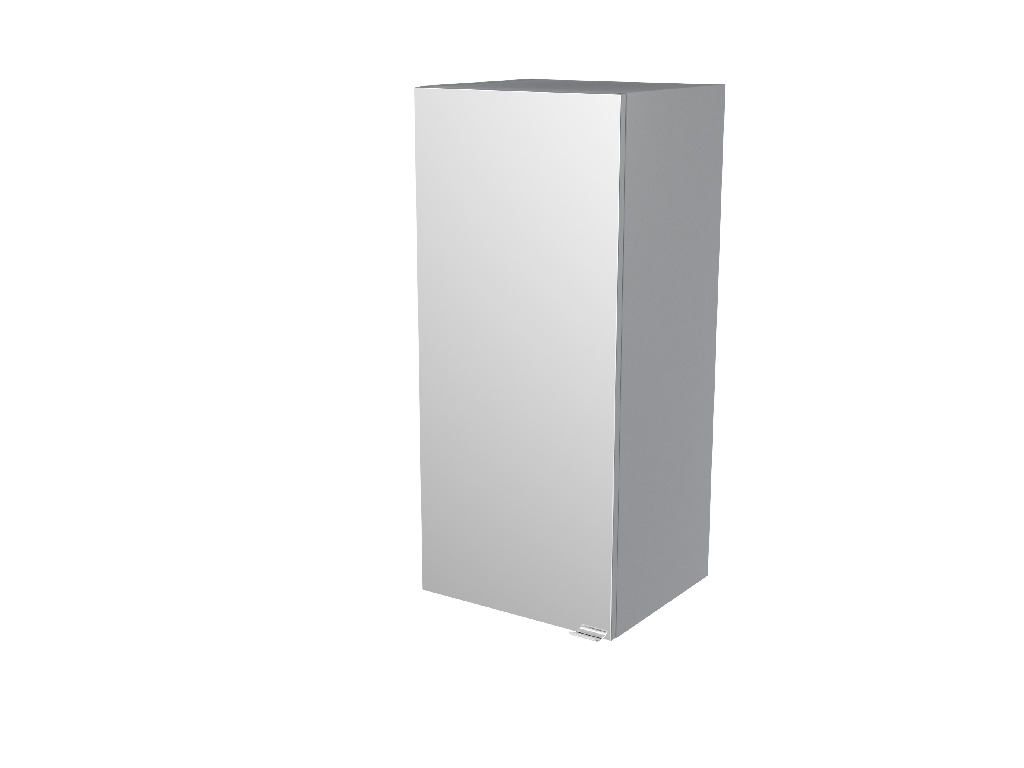 Dulap baie cu oglinda GoodHome Imandra, suspendat, 40 x 36 x 90 cm, gri