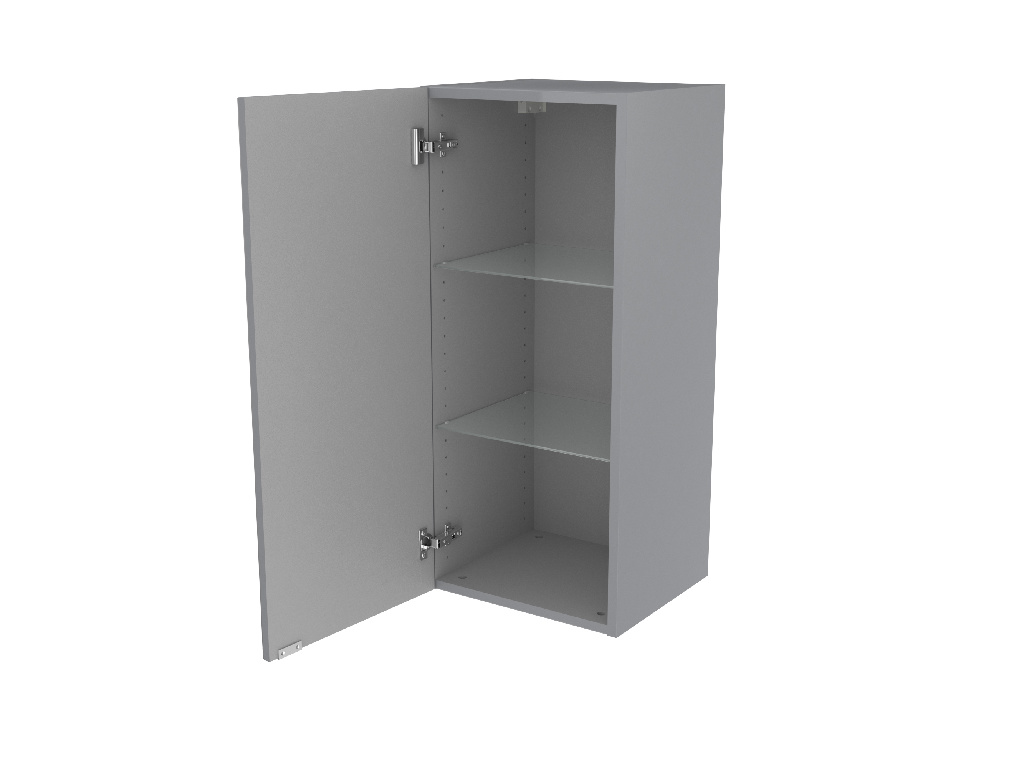 Dulap baie cu oglinda GoodHome Imandra, suspendat, 40 x 36 x 90 cm, gri