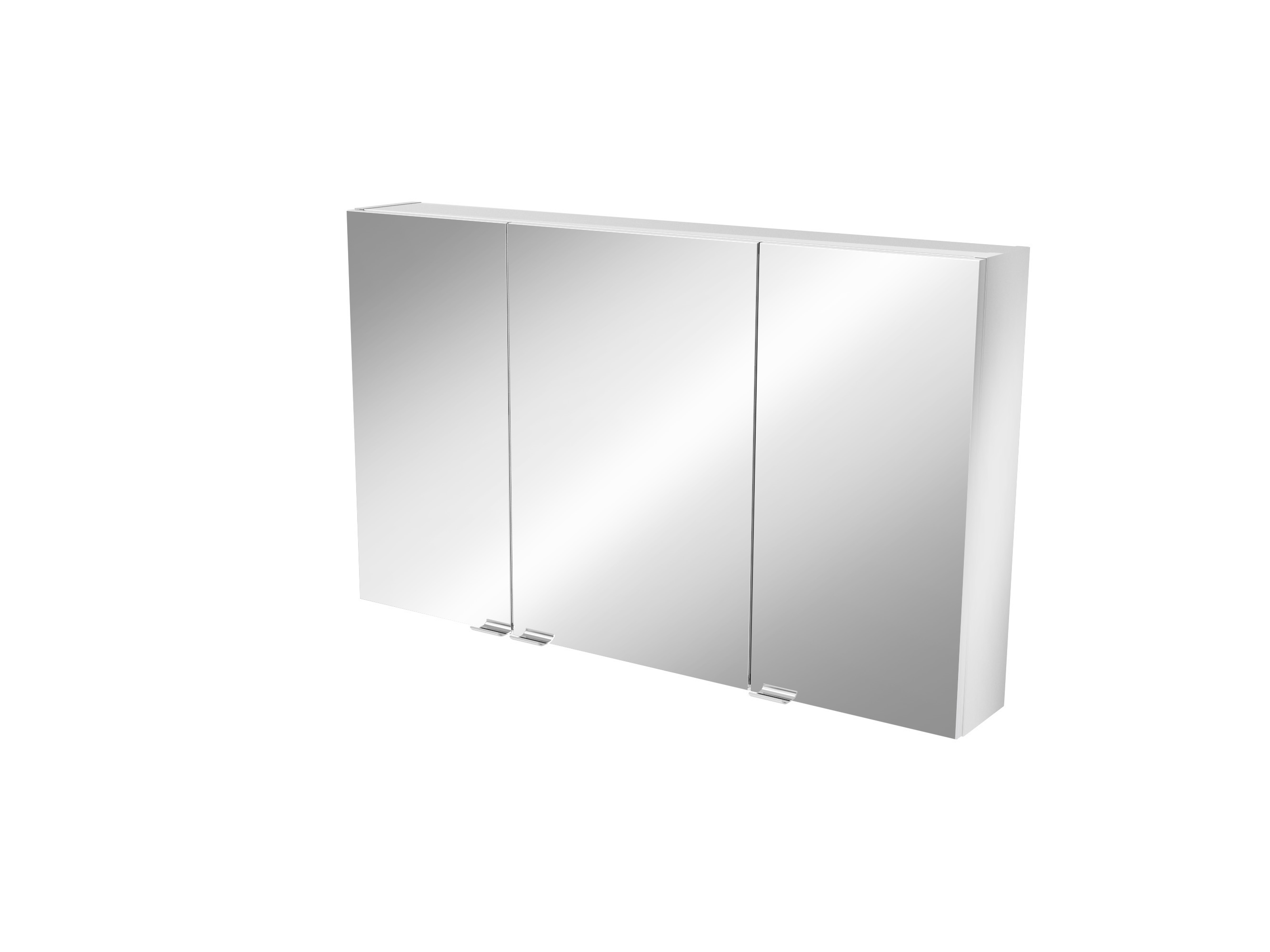 Dulap baie cu oglinda GoodHome Imandra, suspendat, 100 x 15 x 60 cm, alb
