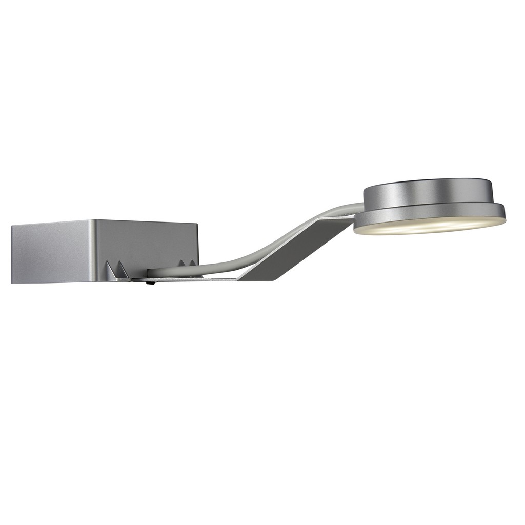 Aplica LED COLOURS Emera, 400lm, 7W, IP44, argintiu