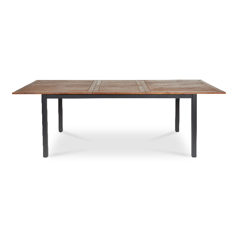 Masa terasa GOODHOME Toscana, 6 locuri, aluminiu , 240 x 99 x 74 cm, maro deschis