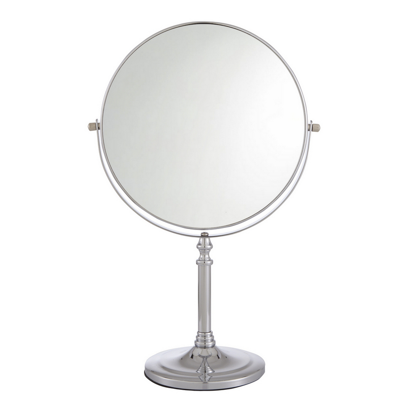 Oglinda cosmetica Cooke & Lewis Harlech, rotunda, 22.5 cm, argintiu