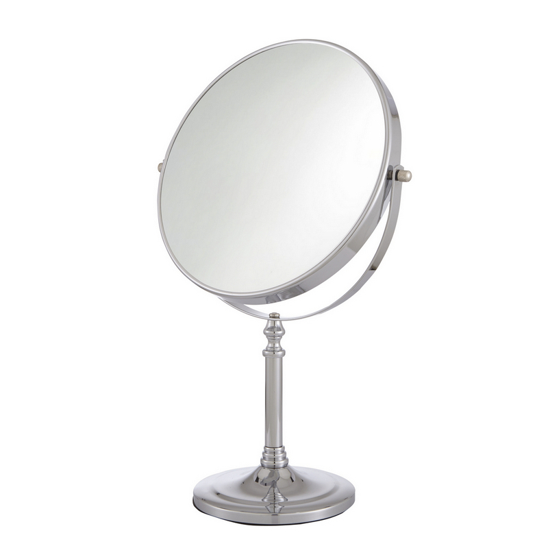 Oglinda cosmetica Cooke & Lewis Harlech, rotunda, 22.5 cm, argintiu
