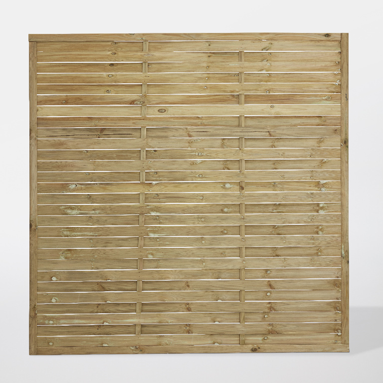 Panou gard, lemn de pin, 180 x 180 x 2 cm