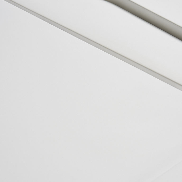 Cadita dus Cooke & Lewis Helgea, dreptunghiulara, rasina, 120 x 80 x 4.5 cm, alb