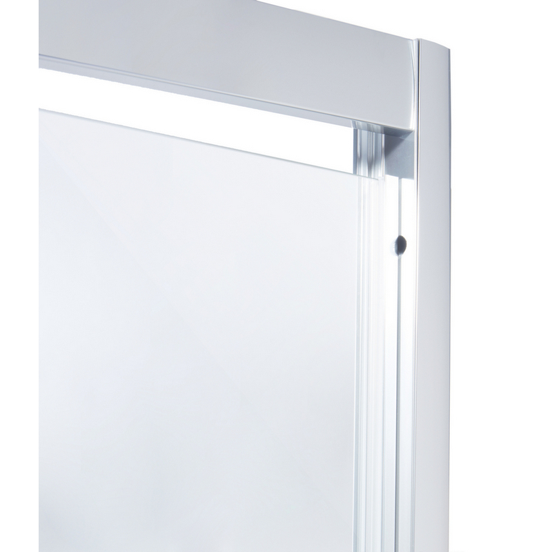 Usa dus pivotanta Cooke & Lewis Onega, aluminiu, 70 x 190 cm, sticla securizata 5mm, profil crom