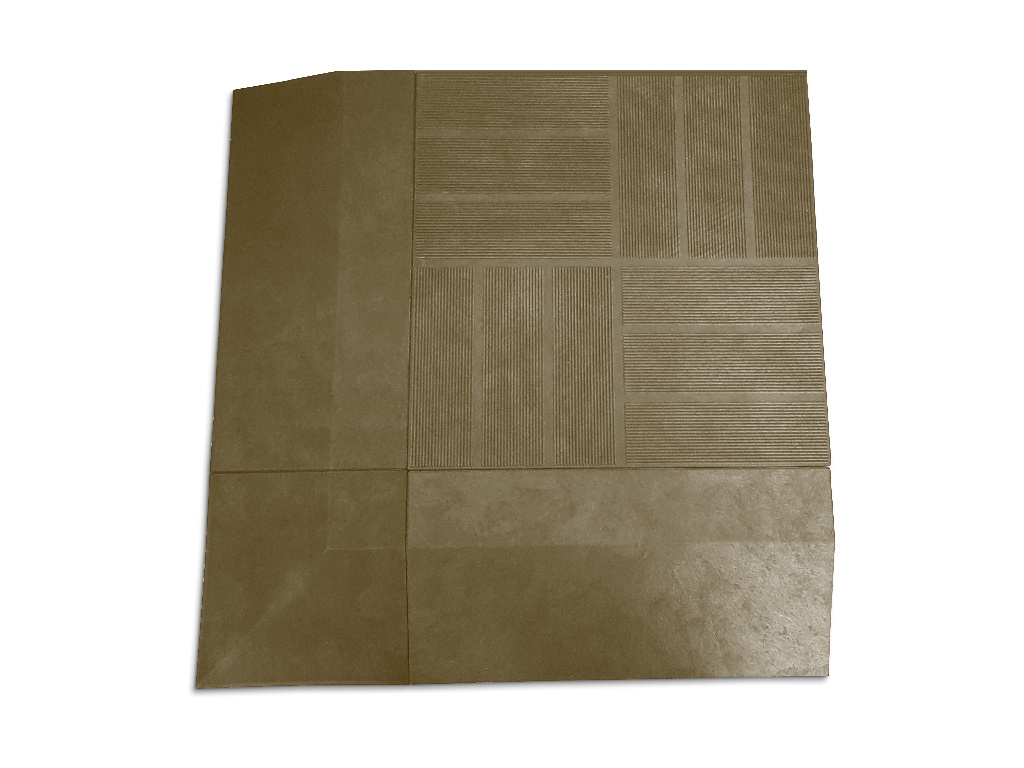 Plinta compozit BLOOMA, 40 x 20 x 4.5 cm, maro